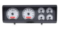 Dakota Digital VHX Gauge System Silver Alloy Red