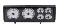 Dakota Digital VHX Gauge System Silver Alloy White