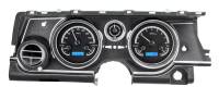Dakota Digital VHX Gauge System Black Alloy Blue