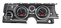 Dakota Digital VHX Gauge System Black Alloy Red