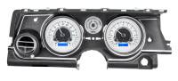 Dakota Digital VHX Gauge System Silver Alloy Blue