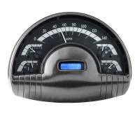 Dakota Digital VHX Gauge System Black Alloy Blue