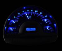 Dakota Digital VHX Gauge System Black Alloy Blue | 1949-50 Oldsmobile | Dakota Digital | 70152