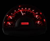 Dakota Digital VHX Gauge System Black Alloy Red | 1949-50 Oldsmobile | Dakota Digital | 70153