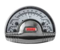 Dakota Digital VHX Gauge System Silver Alloy Red