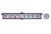 Dakota Digital VHX Gauge System Silver Alloy Red
