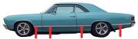 Side Molding Set | 1967 Chevelle or Malibu | Dynacorn | 23008