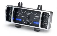 Dakota Digital VHX Gauge System Black Alloy Blue | 1940-47 Ford Truck/1940 Ford Car | Dakota Digital | 80002