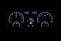 Dakota Digital HDX Gauge Series Silver Alloy | 1940-47 Ford Truck/1940 Ford Car | Dakota Digital | 80009