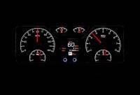Dakota Digital HDX Gauge Series Silver Alloy | 1940-47 Ford Truck/1940 Ford Car | Dakota Digital | 80009