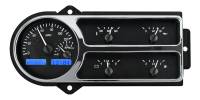 Dakota Digital VHX Gauge System Black Alloy Blue