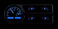 Dakota Digital VHX Gauge System Black Alloy Blue | 1948-50 Ford Truck | Dakota Digital | 80012