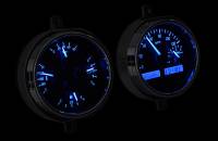 Dakota Digital VHX Gauge System Black Alloy Blue | 1951-52 Ford Truck | Dakota Digital | 80019