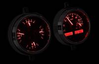 Dakota Digital VHX Gauge System Black Alloy Red | 1951-52 Ford Truck | Dakota Digital | 80020