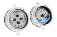 Dakota Digital VHX Gauge System Silver Alloy Blue | 1951-52 Ford Truck | Dakota Digital | 80022