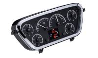 Dakota Digital HDX Gauge Series Black Alloy | 1953-55 Ford Truck | Dakota Digital | 80033