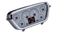 Dakota Digital HDX Gauge Series Silver Alloy | 1953-55 Ford Truck | Dakota Digital | 80034