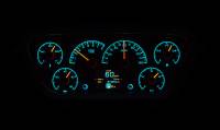 Dakota Digital HDX Gauge Series Silver Alloy | 1953-55 Ford Truck | Dakota Digital | 80034