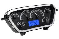 Dakota Digital VHX Gauge System Black Alloy Blue | 1953-55 Ford Truck | Dakota Digital | 80027