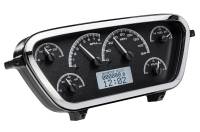Dakota Digital VHX Gauge System Black Alloy White