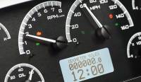 Dakota Digital VHX Gauge System Black Alloy White | 1953-55 Ford Truck | Dakota Digital | 80029