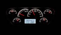 Dakota Digital VHX Gauge System Black Alloy White | 1953-55 Ford Truck | Dakota Digital | 80029