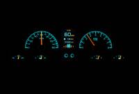 Dakota Digital HDX Gauge Series Black Alloy | 1956 Ford Truck | Dakota Digital | 80043