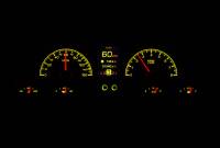 Dakota Digital HDX Gauge Series Black Alloy | 1956 Ford Truck | Dakota Digital | 80043