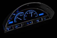 Dakota Digital VHX Gauge System Black Alloy Blue | 1956 Ford Truck | Dakota Digital | 80037