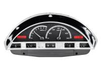 Dakota Digital VHX Gauge System Black Alloy Red