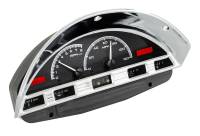Dakota Digital VHX Gauge System Black Alloy Red | 1956 Ford Truck | Dakota Digital | 80038
