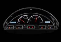 Dakota Digital VHX Gauge System Black Alloy White | 1956 Ford Truck | Dakota Digital | 80039