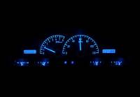 Dakota Digital VHX Gauge System Silver Alloy Blue | 1956 Ford Truck | Dakota Digital | 80040
