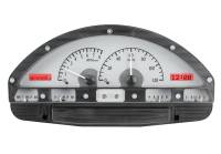 Dakota Digital VHX Gauge System Silver Alloy Red | 1956 Ford Truck | Dakota Digital | 80041