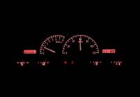 Dakota Digital VHX Gauge System Silver Alloy Red | 1956 Ford Truck | Dakota Digital | 80041