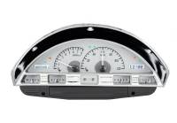 Dakota Digital VHX Gauge System Silver Alloy White