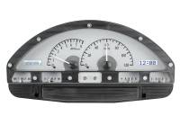Dakota Digital VHX Gauge System Silver Alloy White | 1956 Ford Truck | Dakota Digital | 80042