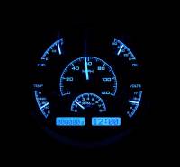 Dakota Digital VHX Gauge System Black Alloy Blue | 1961-66 Ford Truck | Dakota Digital | 80037