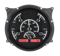 Dakota Digital VHX Gauge System Black Alloy Red | 1961-66 Ford Truck | Dakota Digital | 80055