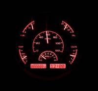 Dakota Digital VHX Gauge System Black Alloy Red | 1961-66 Ford Truck | Dakota Digital | 80055