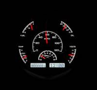Dakota Digital VHX Gauge System Black Alloy White | 1961-66 Ford Truck | Dakota Digital | 80056
