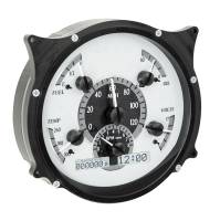 Dakota Digital VHX Gauge System Silver Alloy White | 1961-66 Ford Truck | Dakota Digital | 80059