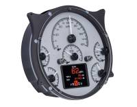 Dakota Digital HDX Gauge Series Silver Alloy | 1961-66 Ford Truck | Dakota Digital | 80061