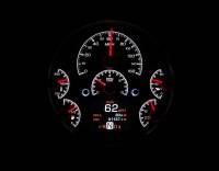 Dakota Digital HDX Gauge Series Silver Alloy | 1961-66 Ford Truck | Dakota Digital | 80061
