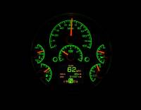 Dakota Digital HDX Gauge Series Silver Alloy | 1961-66 Ford Truck | Dakota Digital | 80061