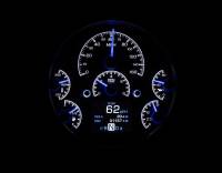 Dakota Digital HDX Gauge Series Silver Alloy | 1961-66 Ford Truck | Dakota Digital | 80061