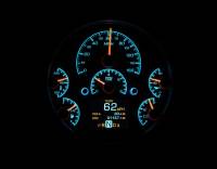 Dakota Digital HDX Gauge Series Silver Alloy | 1961-66 Ford Truck | Dakota Digital | 80061