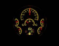 Dakota Digital HDX Gauge Series Silver Alloy | 1961-66 Ford Truck | Dakota Digital | 80061