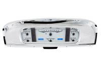 Dakota Digital VHX Gauge System Silver Alloy Blue