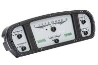 Dakota Digital VHX Gauge System Silver Alloy White | 1965-66 Ford Custom Cab Truck | Dakota Digital | 80068